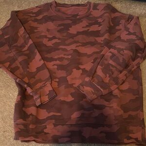 Lululemon Pink Camo Hoodie